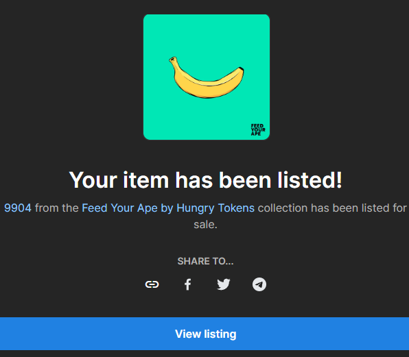 HungryTokens's tweet photo. 🚨 Just listed the #1 FYA for #BAYC9904 at a STEAL price! 
🍌First come, first served! This is your shot to own the FYA and maybe flip for profit later.

https://t.co/RWxSrkCa5T  
#NFTdrop #BAYC #NFTCommunity #NFTs #CryptoArt #opensea #NFTdeals #ETH #Collectibles #ApeFollowApe https://t.co/wy4hmsH1Jy