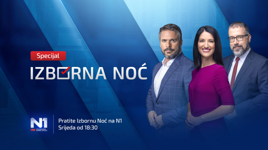 Izbornu noć na N1 televiziji pratite od 18:30 sati. 

Više na: tinyurl.com/4sbzywmb #izbori2024