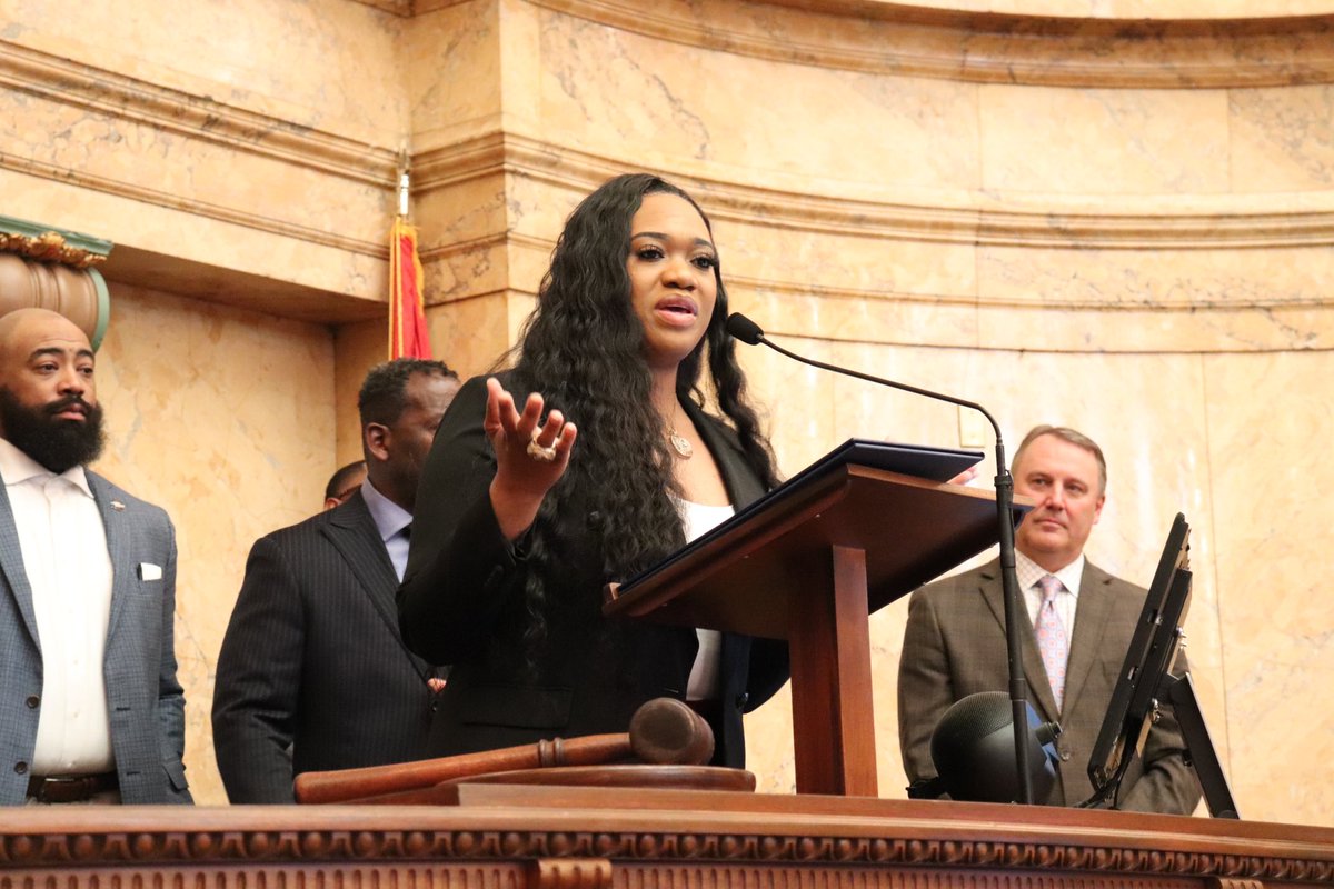 Today, the House honored @GoJSUTigersWBB, along with Head Coach @CoachTReed and player @hooper_angel15, for their many accomplishments this season. Congratulations! #msleg