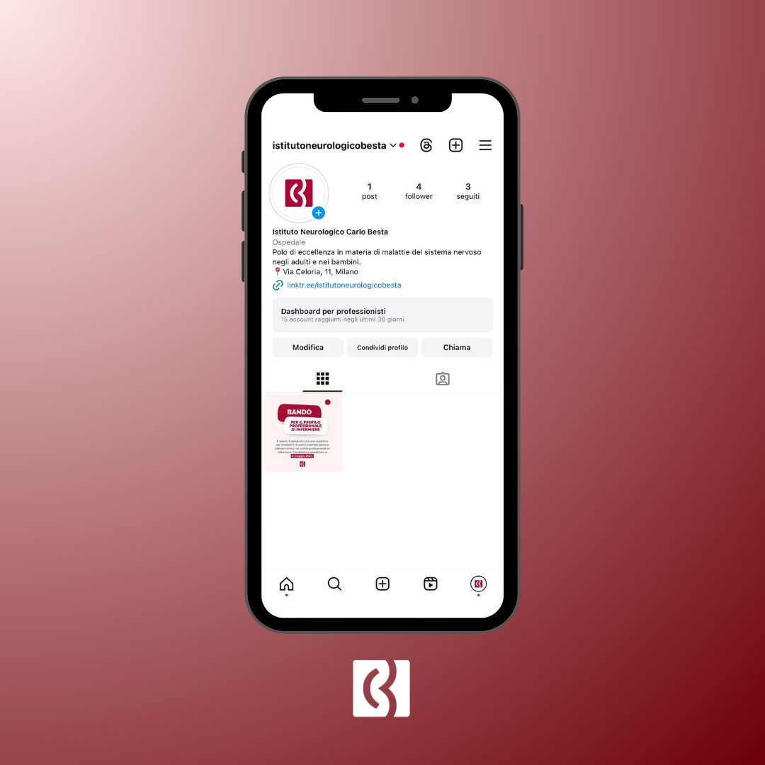 🔎Abbiamo ampliato la presenza online, inaugurando ufficialmente il nuovo profilo Instagram @𝗜𝘀𝘁𝗶𝘁𝘂𝘁𝗼𝗡𝗲𝘂𝗿𝗼𝗹𝗼𝗴𝗶𝗰𝗼𝗕𝗲𝘀𝘁𝗮. Seguici per accedere a un'esclusiva panoramica delle nostre attività, ricerche e innovazioni nel campo della neurologia. #istitutobesta