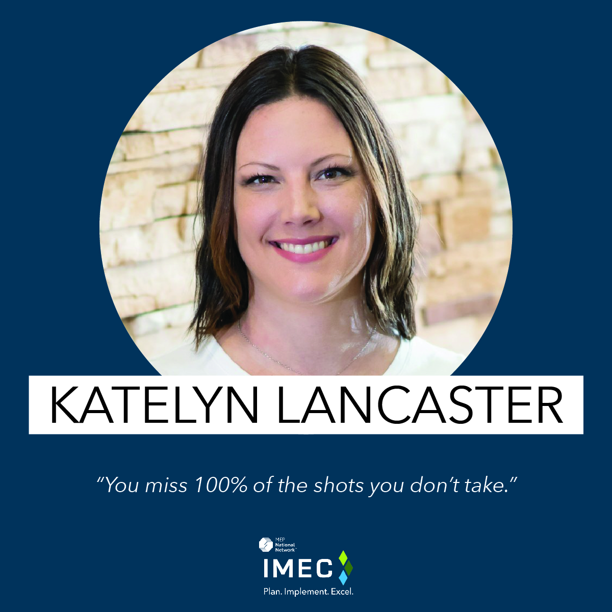 We are excited to announce the newest member of the IMEC Marketing Team, Katelyn Lancaster! She brings a positive energy to our team that we're excited to share with everyone; join us in welcoming Katelyn! Learn more about Katelyn at bit.ly/4aXpW7d