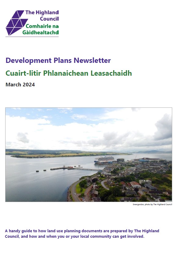 HighlandCouncil's tweet photo. Development Plans Newsletter 2024 - find out how and when you or your local community can get involved in the preparation of land use planning documents prepared by The Highland Council: https://t.co/olb9cJCBuF https://t.co/wJRrQOCjIo