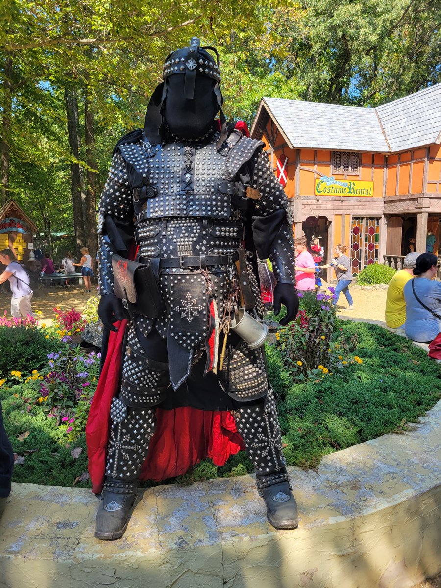Throw-Back-Thursday - Did someone say they were looking for Post Apocalypse Partners?  The Baltimore Krampus Is ready!

Taken at the MD Renfest when I attended in disguise in 2018...
