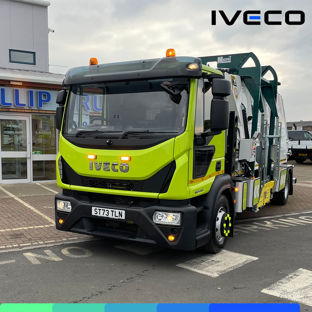 Check out this fascinating @AMPhillip Olleco #IVECO Eurocargo Natural Gas-powered truck featuring a Macpac food waste body. Running on Biomethane, this IVECO’s emissions are up to 95% less than an equivalent diesel vehicle. #environment