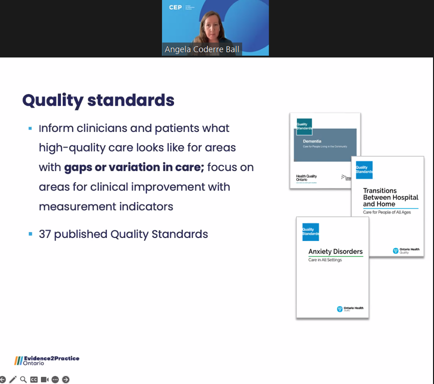 Calling all @DigiHealthCA members: our #E2POntario webinar has started! Learn how this program is embedding quality standards into frontline clinical systems, ensuring clinicians have easy access to best practice information. Still time to register here: digitalhealthcanadamembers.com/event-5656419/…