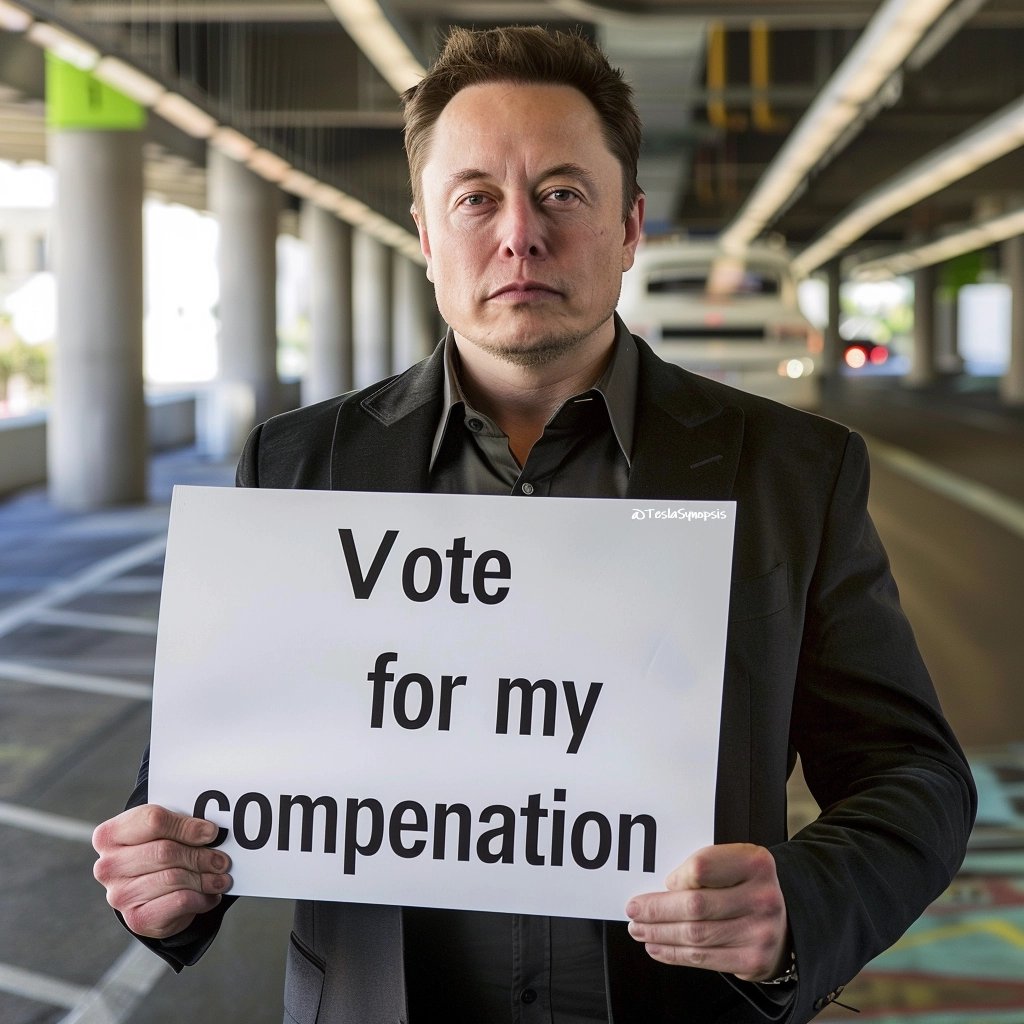 Vote for Elon's Tesla compensation package. He deserve every penny of it.