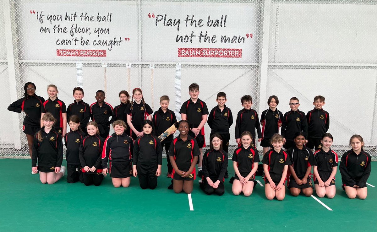 A great afternoon was had by all @s20theboundary working on all things cricket with our talented Year 5 & 6 sports stars. #chesterfieldnews #spspguidingstars #welovesport