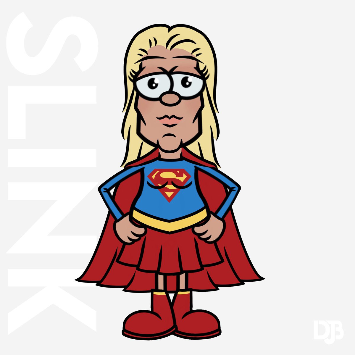 Supergirl got SLINKd #supergirl #supergirlthemovie #karadanvers #karazorel #helenslater #superman #dccomics #superheroes #slink #slinkd #djbu #artistofinstagram #artwork #artist #characterdesign