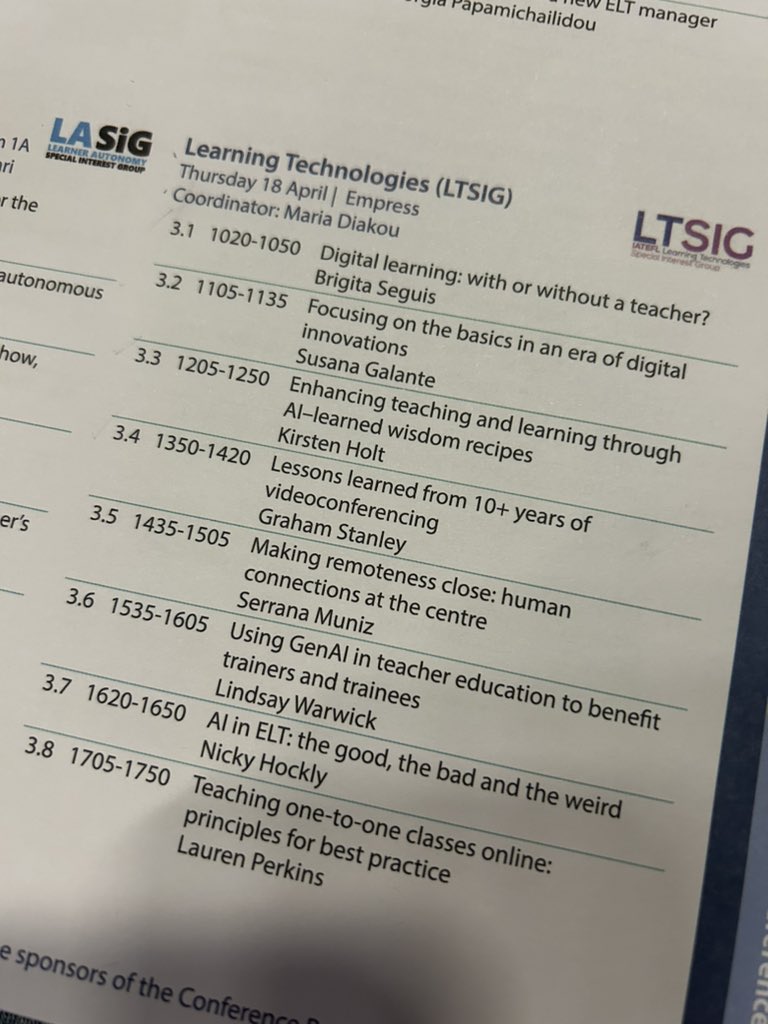If you are in Brighton for the <a href="/iatefl/">IATEFL</a> 2024 Conference, do not miss the <a href="/iatefl/">IATEFL</a> Showcase tomorrow, Thursday! ⬆️⬆️💯💯 #iatefl2024