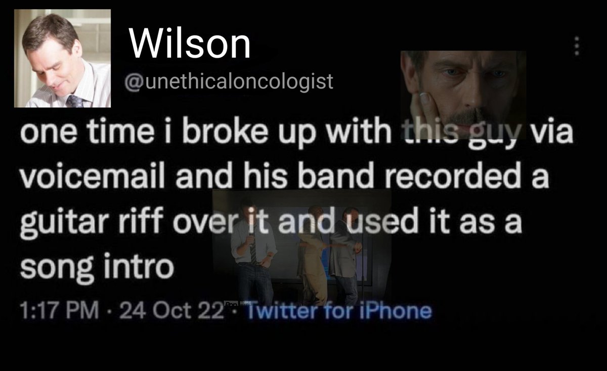 And then Wilson kidnapped House's guitar