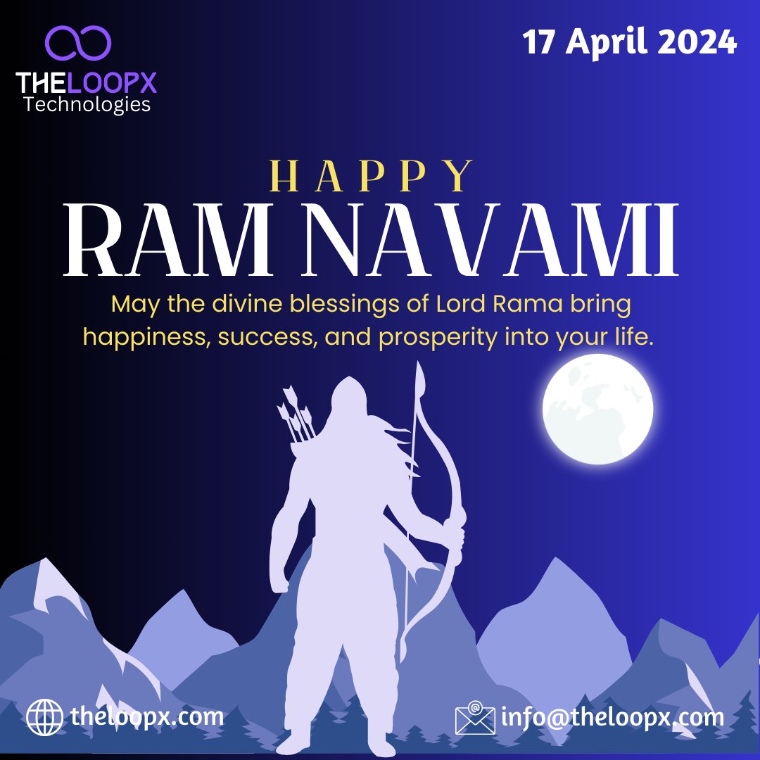 surextech's tweet photo. Happy Sri Ram Navami all connections
#ramnavami #sriram #theloopxtech #theloopxtechnologies https://t.co/IQu9cnXqHs