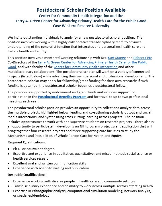 CWRUPostdocs's tweet image. 🚨🚨🚨JOB ALERT!!! 🚨🚨🚨