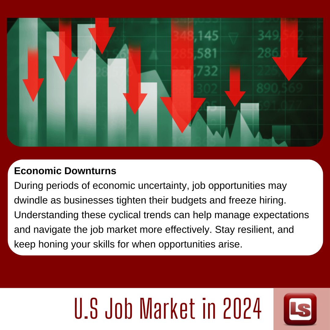 Explore the economic dynamics influencing job availability

Challenge: Economic Downturns
Understanding these cyclical trends can help manage expectations and navigate the job market more effectively. 

#LaborSolutions #StaffingIndustry #JobSeekers #JobSearch