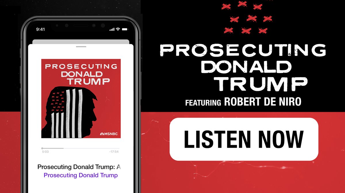 In the latest episode of the Webby-nominated podcast, “Prosecuting Donald Trump,” @AWeissmann_ and Mary McCord detail the jury selection process in the New York criminal trial, with actor Robert De Niro reading an excerpt of the indictment. LISTEN: link.chtbl.com/pdt_fs