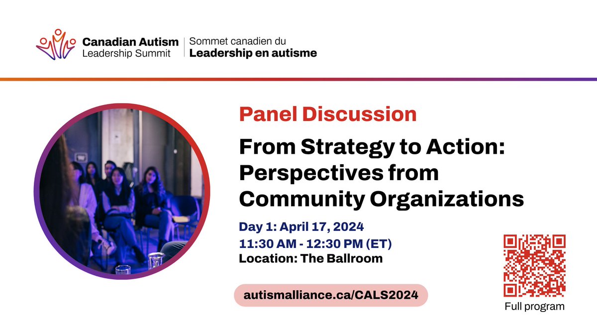 How will a #NationalAutismStrategy impact your region?

Our #CALS2024 Panel "From Strategy to Action," moderated by <a href="/shinonakane/">Shino Nakane</a>, highlights aspirations &amp; concerns from community organizations across Canada: <a href="/AutismSocietyNL/">Autism Society NL</a>, CEAPA, <a href="/AspergerMB/">AMI</a>, <a href="/autismbc/">AutismBC</a> &amp; <a href="/AutismYukon/">Autism Yukon</a>.