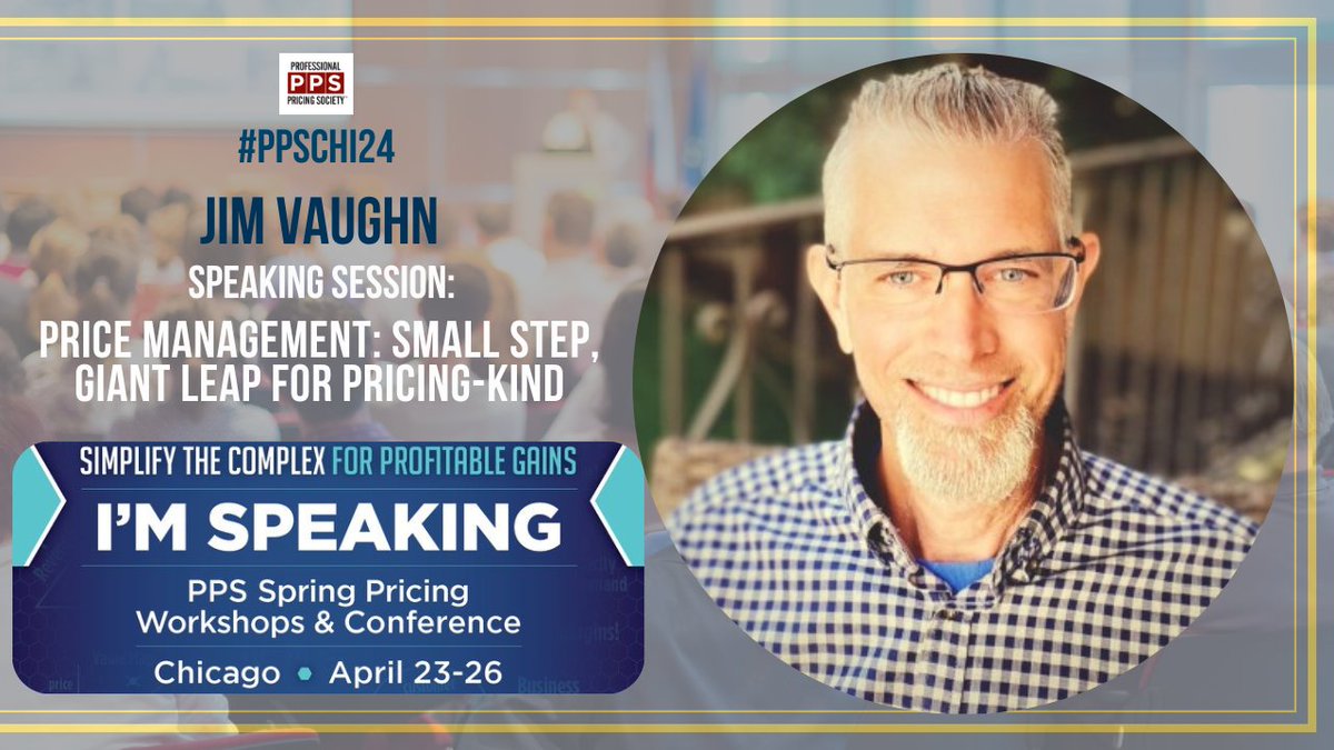 💡Join Zilliant Pricing Expert James Vaughn @PricingSociety's 𝗦𝗽𝗿𝗶𝗻𝗴 𝟮𝟬𝟮𝟰 𝗣𝗿𝗶𝗰𝗶𝗻𝗴 𝗖𝗼𝗻𝗳𝗲𝗿𝗲𝗻𝗰𝗲 in Chicago on April 25 for an in-depth session on 𝗽𝗿𝗶𝗰𝗲 𝗺𝗮𝗻𝗮𝗴𝗲𝗺𝗲𝗻𝘁. 𝗥𝗲𝗴𝗶𝘀𝘁𝗲𝗿 𝗵𝗲𝗿𝗲👉 pricingsociety.com/ppschi24 #PPSCHI24