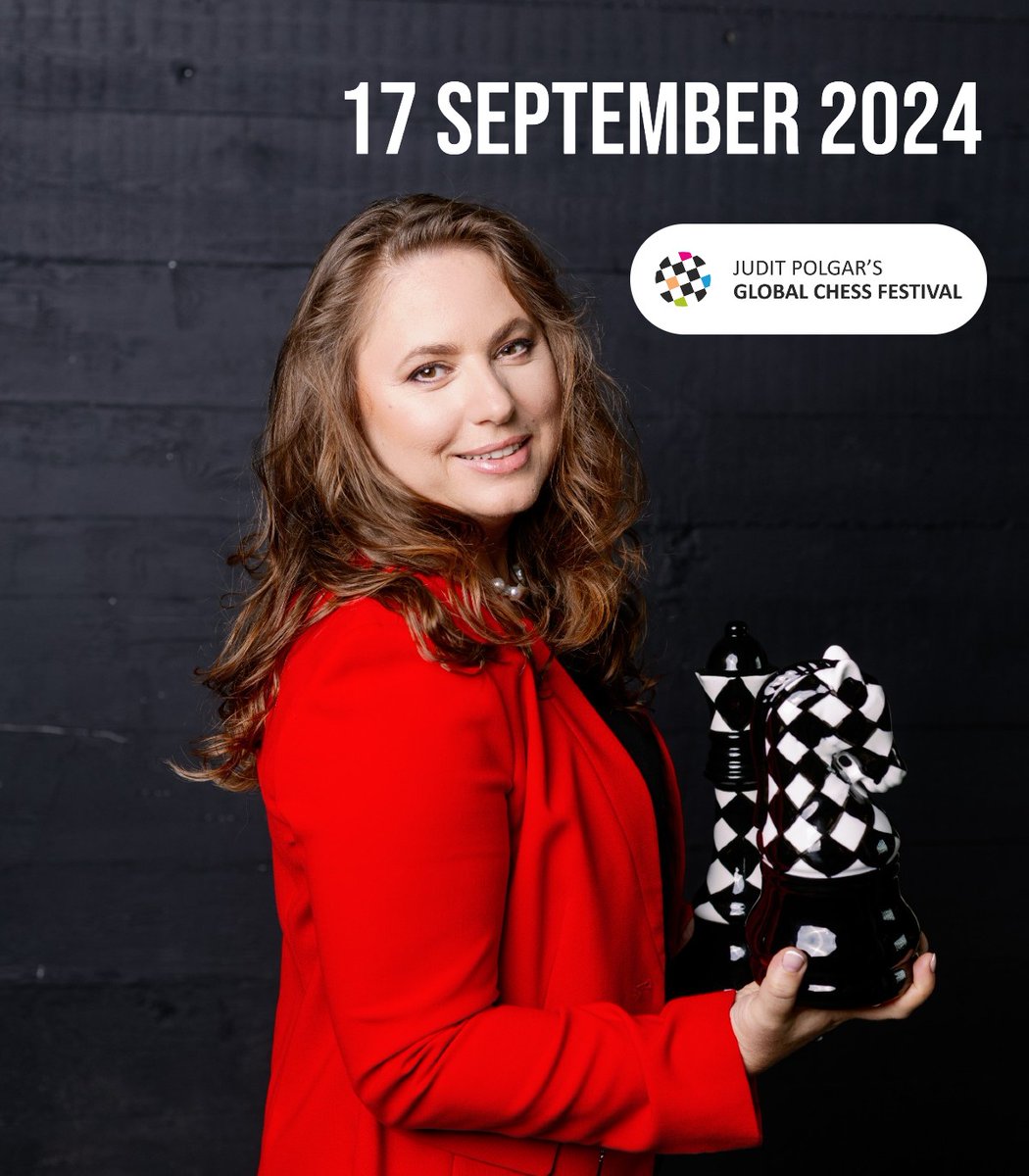 Who or what inspires you❓
A celebrity? - This field will be strong!😉
SAVE THE DATE: 17 September 2024
10th Judit Polgar's Global Chess Festival!
In focus: INSPIRATION
Location: Budapest
#ChessConnectsUs #GCF #chessfeast #fun #culture #society #science #art #education
📷JPCF