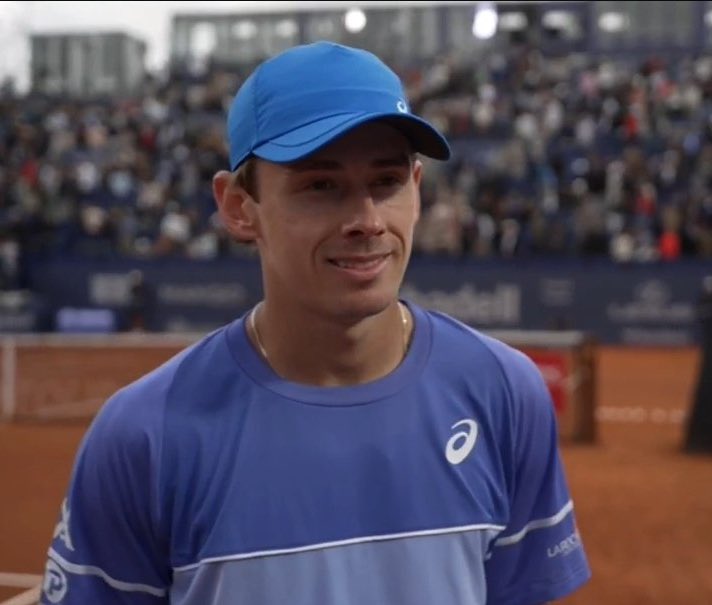 Alex de Minaur after becoming first Australian to beat Rafa Nadal on clay “I think you could be the most unpopular person in Barcelona. Are you ok with that?” Alex: “I can say I’m very very fortunate I didn’t play Rafa a couple years earlier on clay. It would’ve been a very…