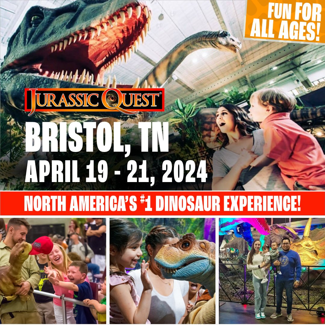 LAST DAY for @Jurassic_Quest! Don't miss out! More info & tix: bit.ly/3Psli8V #ItsBristolBaby