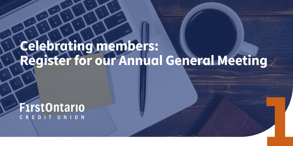 As a #FirstOntario member, you are vital to our credit union's direction. Attend our Annual General Meeting to connect with leadership, gain valuable insights, and contribute to our shared success. Register today! 🔗 firstontario.com/about-us/gover…​ #memberexperience #cooperative