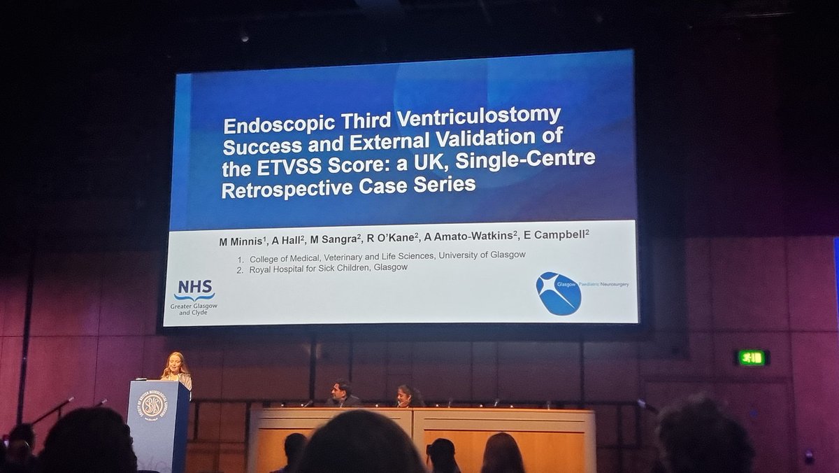 And closing out the Paediatrics section is a case series from Glasgow looking at ETV outcomes #SBNSEdinburgh2024