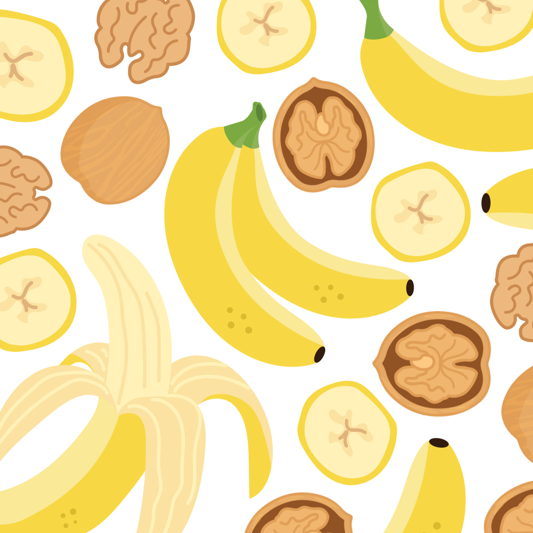 Bananas and walnuts make an unbeatable team! 🍌 Whether blended in a smoothie or baked into bread, this duo can't be beat: ow.ly/p6PZ50Rft5t #NationalBananaDay
