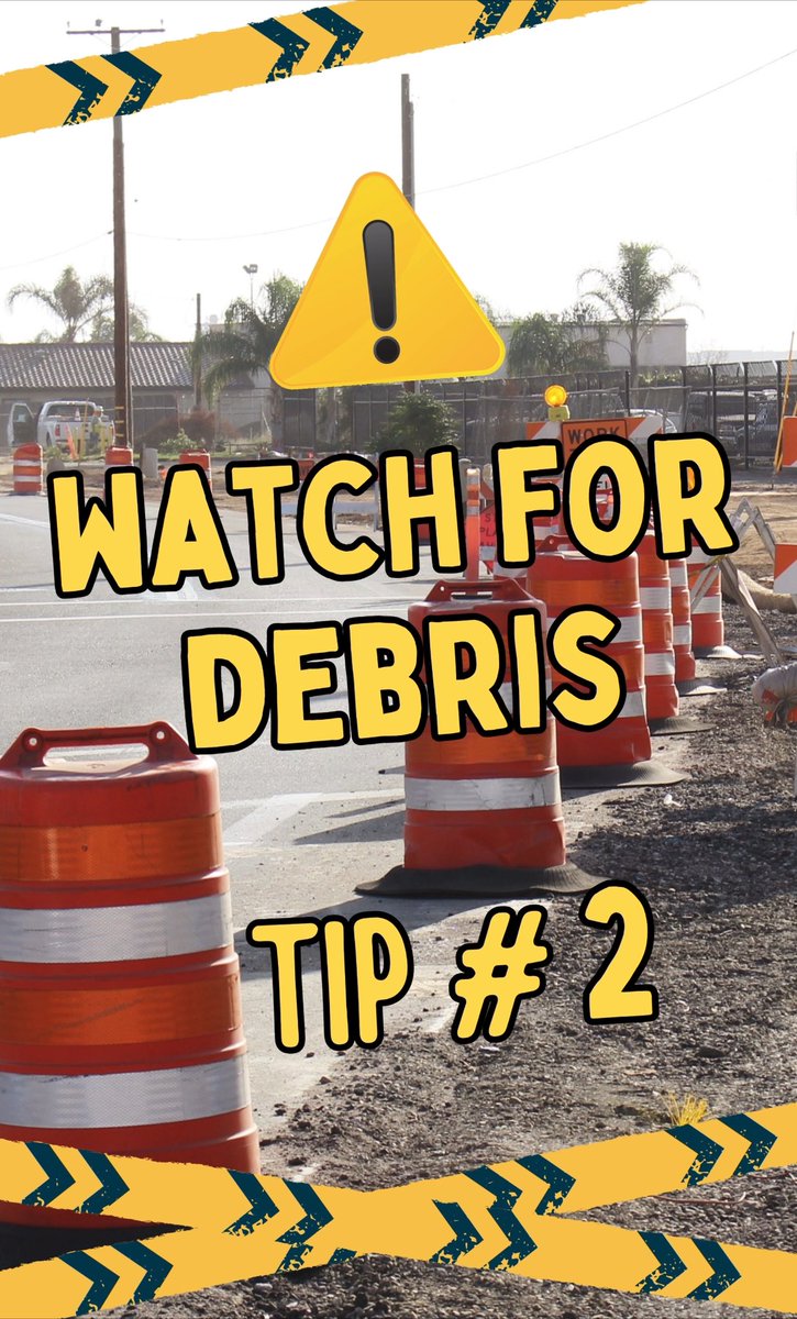 WorkZoneCoffee's tweet photo. 👷‍♂️ Here’s our 3 top tips for:

#workzonesafety 

⚠️ Pay attention.

⚠️ Watch for debris. 

⚠️ Don’t speed or tailgate.

There are many other safe practices you can use to keep yourself and others safe in work zones! #NWZAW https://t.co/BYqNwNmxjS