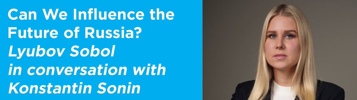 ЛЮБОВЬ СОБОЛЬ В ЧИКАГО @SobolLubov, один из самых известных лидеров российской оппозиции, соратница @navalny по антикоррупционным расследованиям и ведущая популярного YouTube-канала, будет выступать в Чикагском университете завтра, в четверг 18 апреля. 17 часов, International