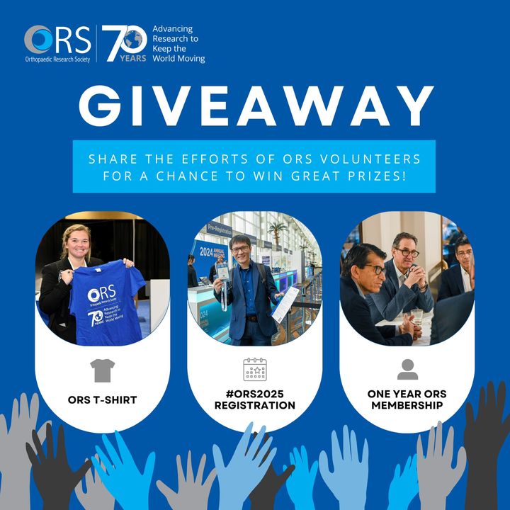 Celebrate #NationalVolunteerMonth with us by sharing the incredible efforts of our ORS volunteers for a chance to win great prizes! Whether you volunteer or know someone who does, we want to hear from you. Submit your stories, photos, and quotes here: bit.ly/3Jj7kTD