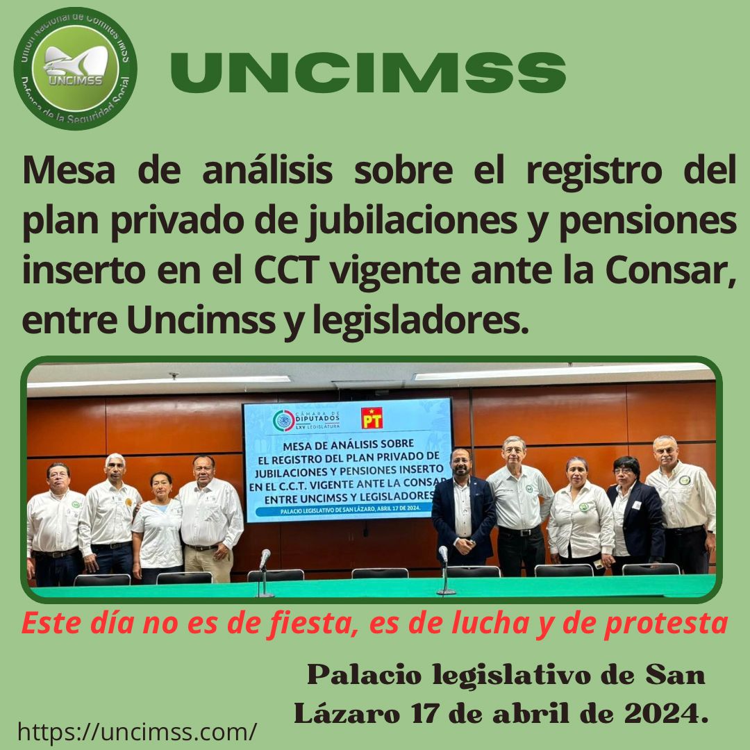 UncimssH's tweet photo. #estedianoesdefiestaesdeluchaydeprotesta #Uncimss #laluchasigue https://t.co/3YMyyus4Wk