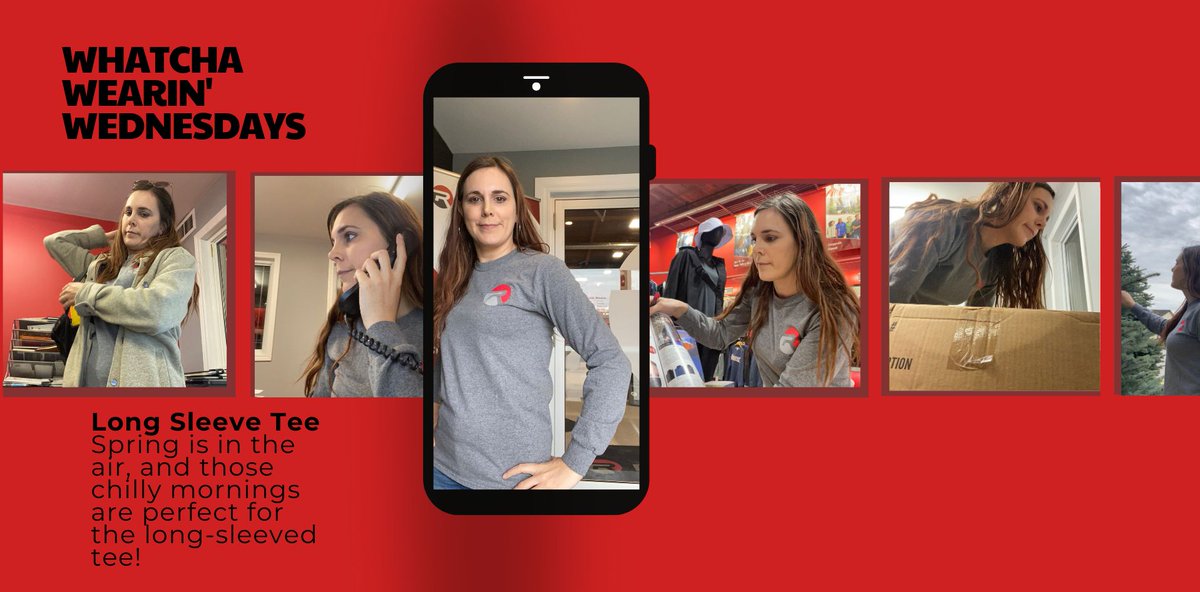 #whatchawearinwednesdays 

Check out the Long Sleeve Tees!!
ricarts.ca/services/appar…