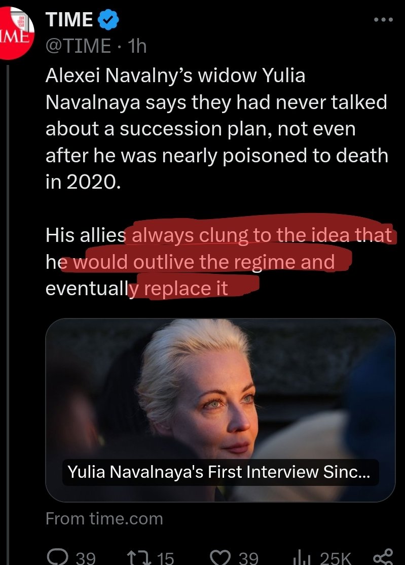 Opposition in russia will really be like 'you believe in revolutions? that pales in effectiveness to my strategy, outliving the regime' and then not outliving the regime