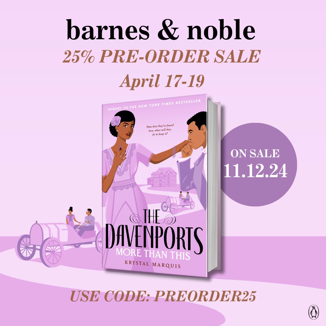 Krystal Marquis (@krystalmarquis) on Twitter photo The Barnes and Noble Pre-order sale is on! Visit <a href="/BNBuzz/">Barnes & Noble</a> for more details!
#thedavenports #thedavenportsmorethanthis
#bnpreorder The Barnes and Noble Pre-order sale is on! Visit <a href="/BNBuzz/">Barnes & Noble</a> for more details!
#thedavenports #thedavenportsmorethanthis
#bnpreorder