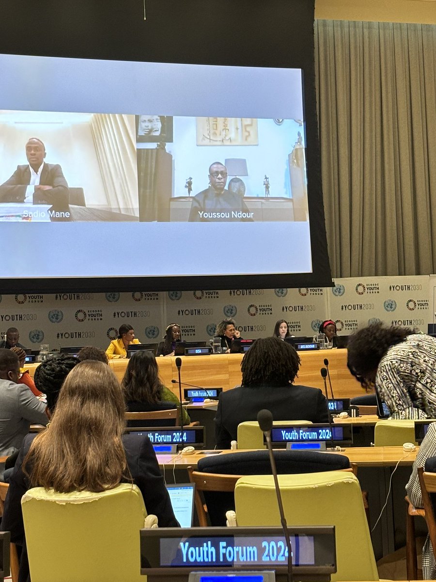 HAPPENING NOW! The @UNECOSOC #Youth2030 Forum, #Africa session is currently underway. Join young #Africans in sharing your innovative solutions to help get the #GlobalGoals back on track to achieve the Africa we want. 📺 bit.ly/3VW2xiq