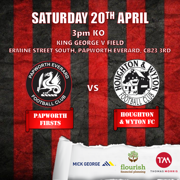 This weekend we travel to <a href="/papworth_fc/">Papworth FC</a> in our penultimate game of the season. Hoping to finish strong 💪

#NOVAPPING
#HWFC 🔴⚫️
@ThomasMorrisEA
<a href="/mickgeorgeltd/">Mick George Group</a>