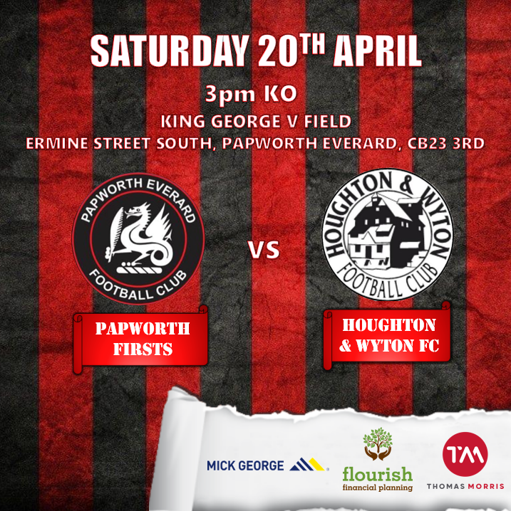 This weekend we travel to @papworth_fc in our penultimate game of the season. Hoping to finish strong 💪 #NOVAPPING #HWFC 🔴⚫️ @ThomasMorrisEA @mickgeorgeltd