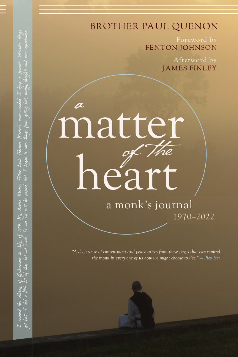 This book publishes in early September. And yes, that's the author on the front cover. “A deep sense of contentment and peace arises from these pages that can remind the monk in every one of us how we might choose to live.” —Pico Iyer #monasticism #contemplative #ThomasMerton