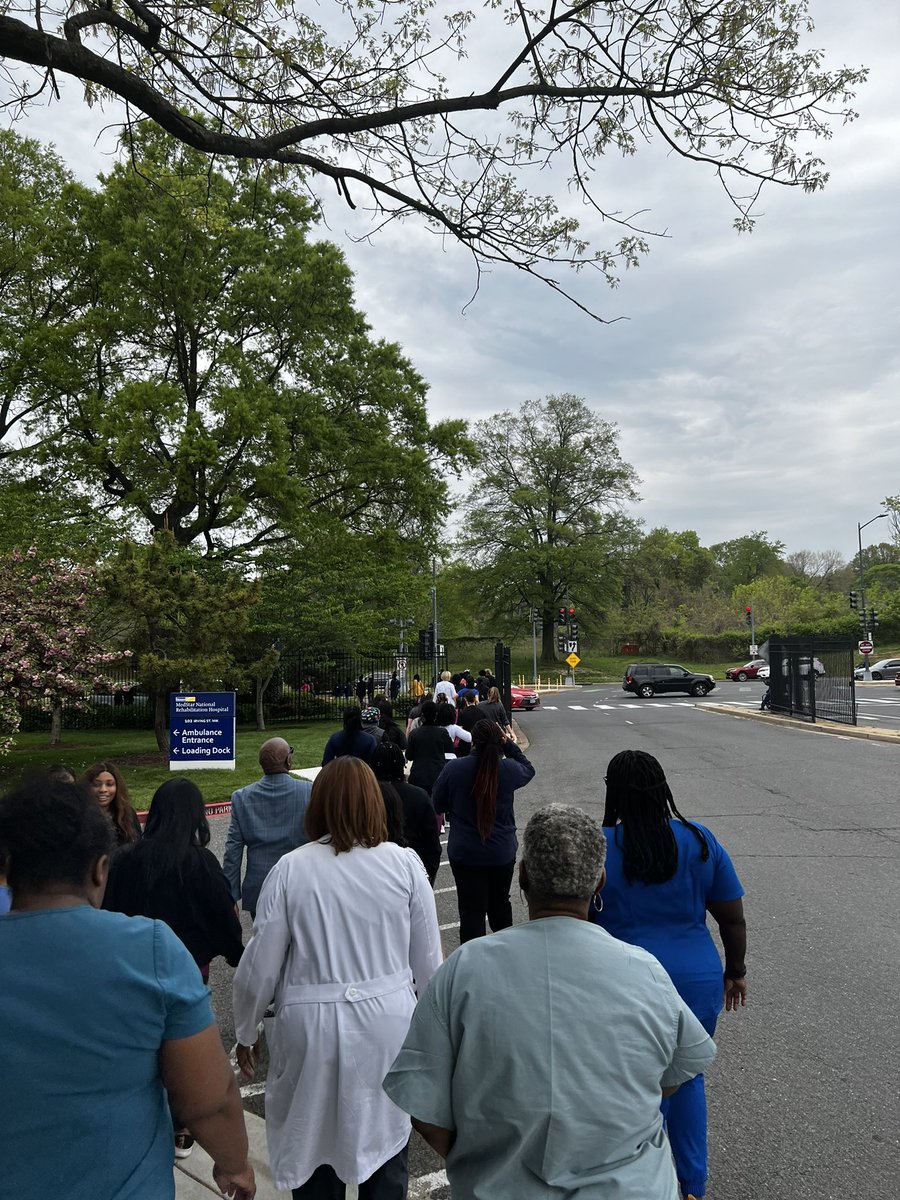 @MedStarWHC we are walking to put a spotlight on Black Maternal Health Week #BMHW24. Still time to come out and join us. We need to reduce Black maternal mortality and improve all outcomes! #BMHW24 #SBSM