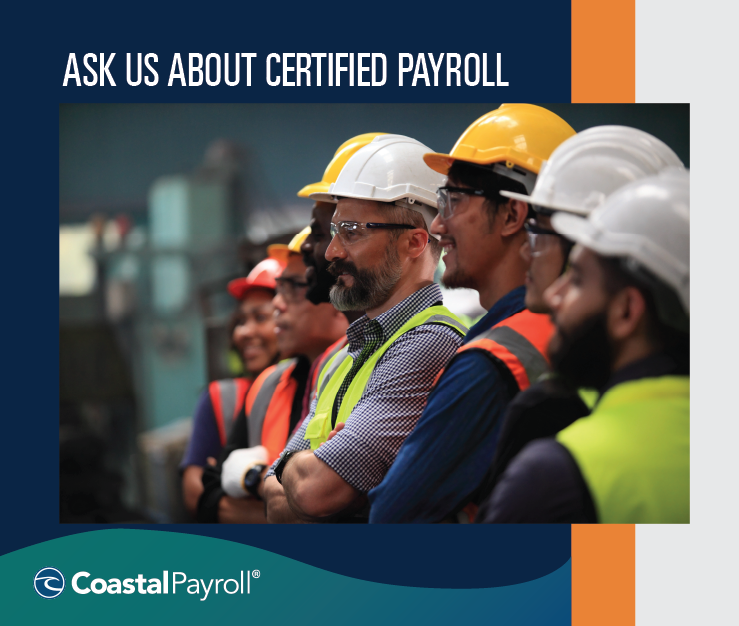 The DOL estimates that it will take 55 minutes to complete their certified payroll format for each job. That's nearly an hour a week for one job! There’s an easier way with Coastal Payroll. hubs.ly/Q02tc0w_0

#CoastalPayroll #CertifiedPayroll #PrevailingWage #PayrollReports