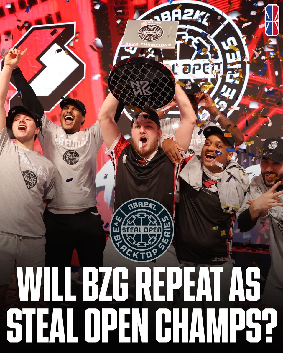 .@blazer5gaming rose to the occasion at last year's STEAL OPEN, can they do it again this season? 🗓: April 19th, 7:30 PM/ET 🆚: @HawksTalonGC vs @blazer5gaming 💻: twitch.tv/nba2kleague