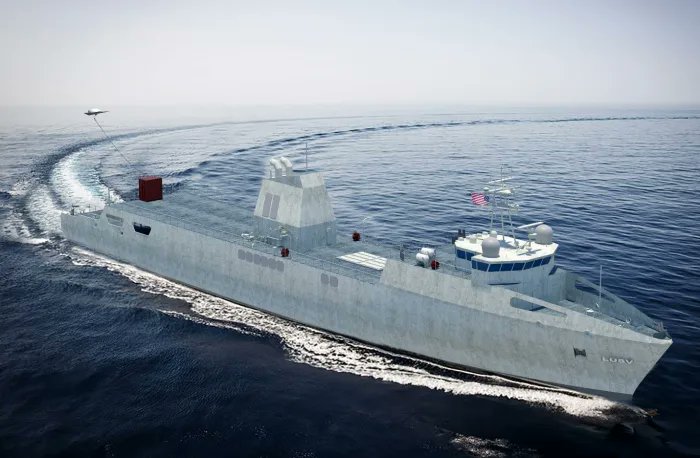 ABD 🇺🇸 Deniz Kuvvetleri , 'Mobil Ateş Üssü' olarak LUSV (Large Unmanned Sea Vessel- Büyük İnsansız Deniz Aracı) adı altında, uzun menzilli füzeler için platform olarak kullanılabilecek insansız savaş gemileri üzerinde çalışıyormuş. warriormaven.com/sea/navy-may-a…