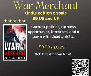 ★★★★★
War Merchant

On sale now! Only .99 US and UK

Get War Merchant now! amzn.to/3Coz5Eo

#suspense #femaleprotagonist #doublecross #espionage #murder #blackmarket #crime #thriller #FemmeFatale #suspensethriller #betrayal #deception #suspensebooks #international