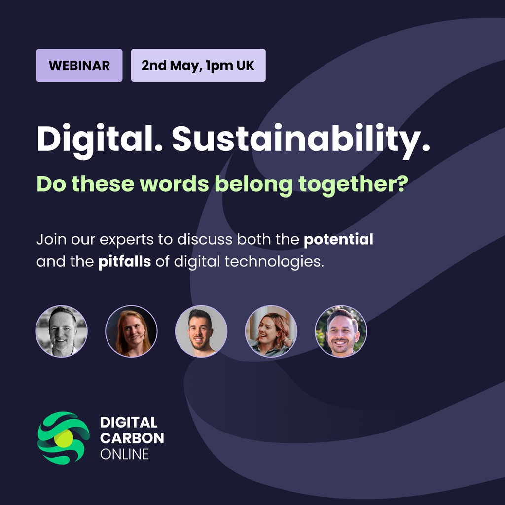 Do 'digital' and 'sustainability' belong together? Join this thought-provoking discussion on how digital tech can both enhance our world for the better, but also can lead to unintended consequences. 📅 2nd May, 2024 🕐 1pm (UK) Free tickets: lttr.ai/ARjYs