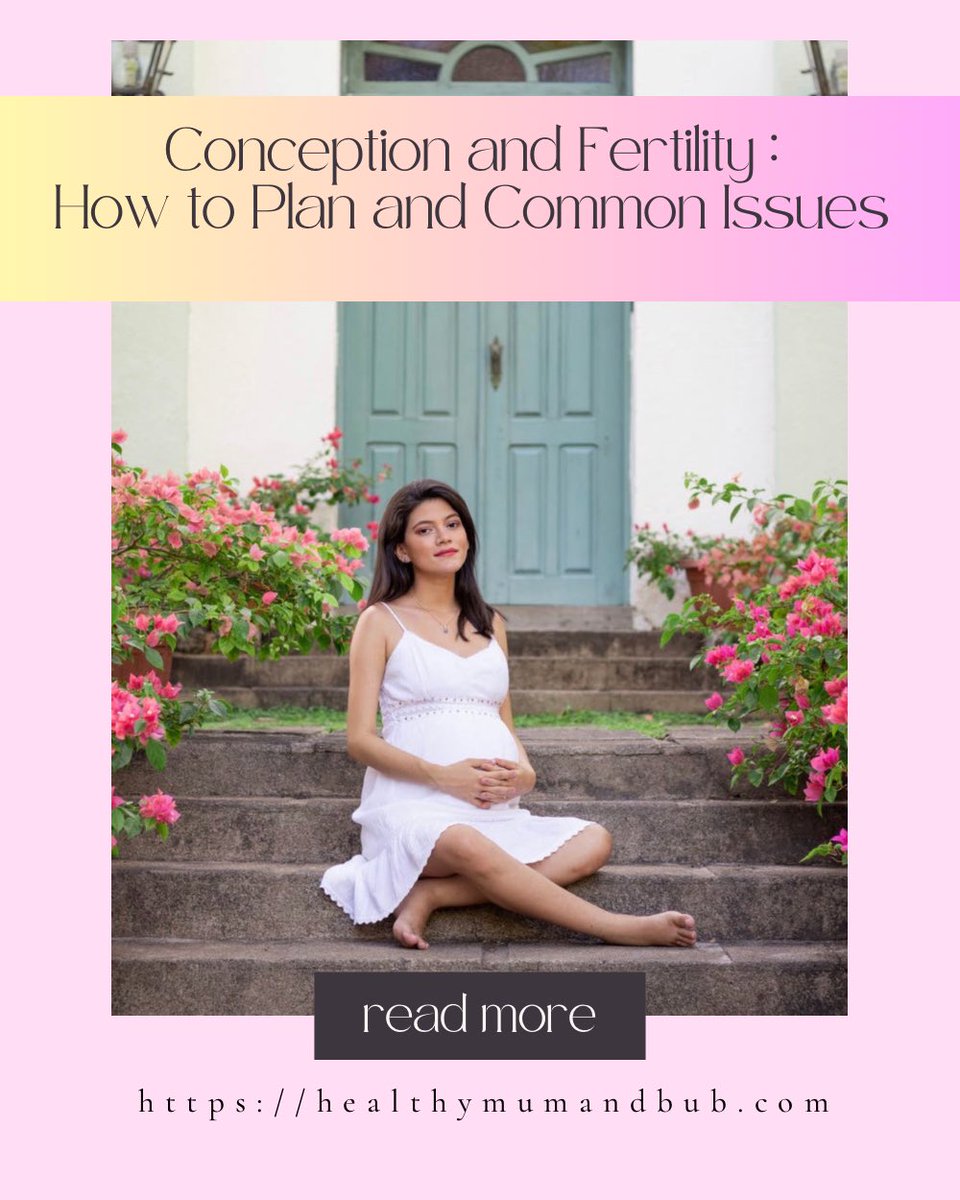 Find out the top tips for conception and fertility! Our latest blog post dives into practical tips for planning a healthy pregnancy. Learn about common fertility issues and discover ways to optimize your chances of conceiving. 🌱👶 healthymumandbub.com/conception-and…