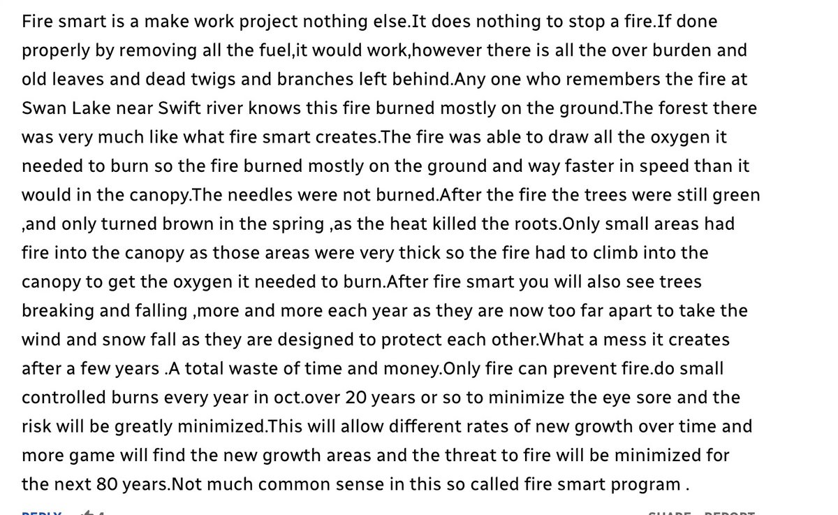 @InfoPEI Right on time…4 day reoccurring post of this.
Firesmart doesn’t give up .
Let’s cut down forests and encourage weeds and grass to take over.
They think we should be landscaping nonstop with watering lawns and logging.