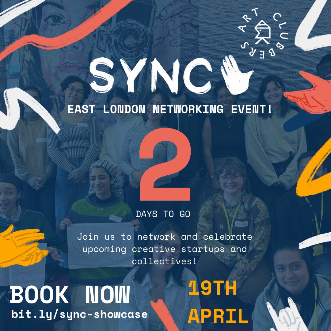 ✨ITS SHOWCASE TIME!✨ 2 days left for you to join us for a night filled with art, music and business presentations! Discover the future of creative start-ups in East London! RSVP now! Join us and bring your friends along!