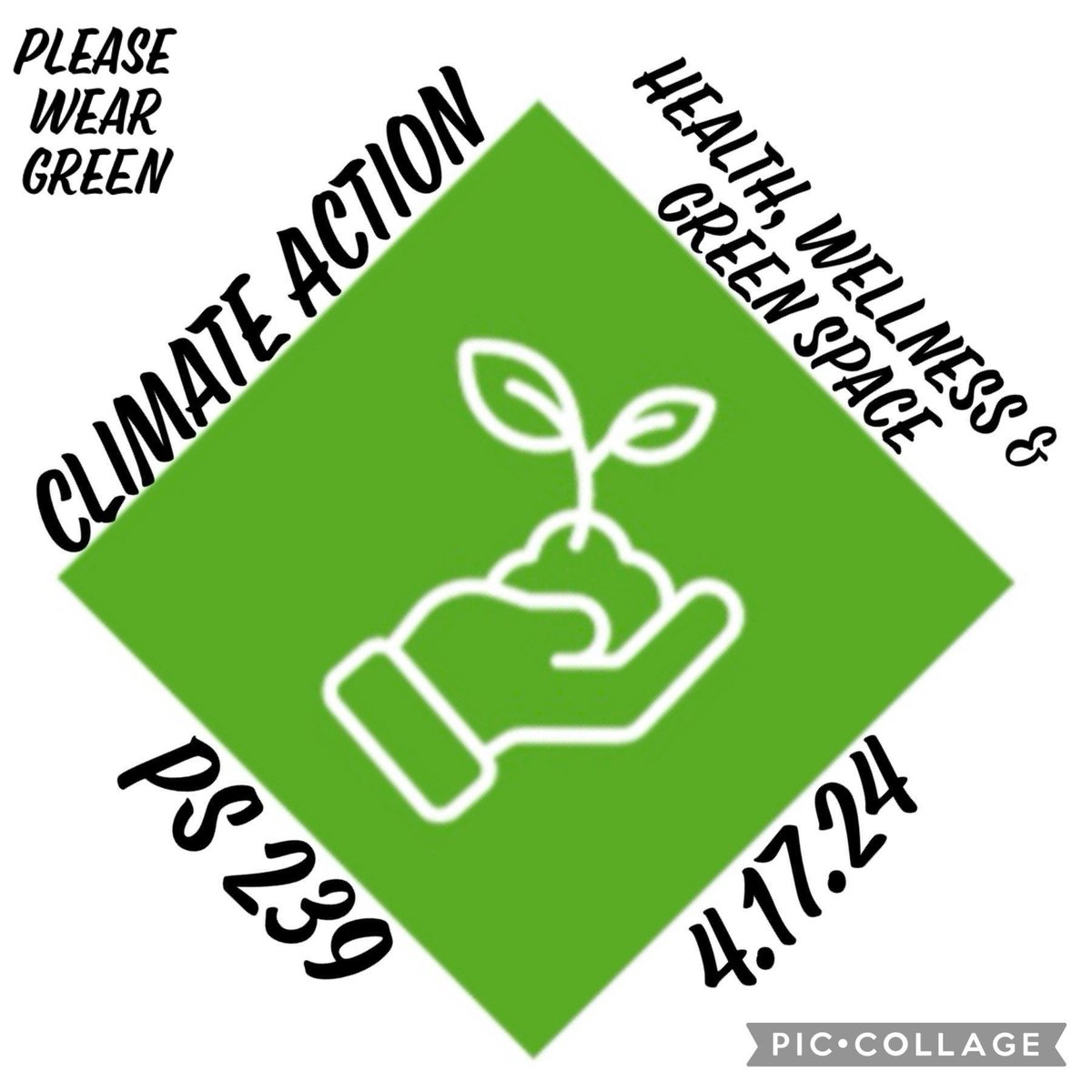 Today is NYC’s third Climate Action Day: Health, Wellness & Green Space. To support this day of action, we wore green 🌱💚 #ClimateAction #PS239q #Health #Wellness #Greenspace #District24 @NYC_District24 @NYCSchools #SaveTheEarth #ClimateActionDay