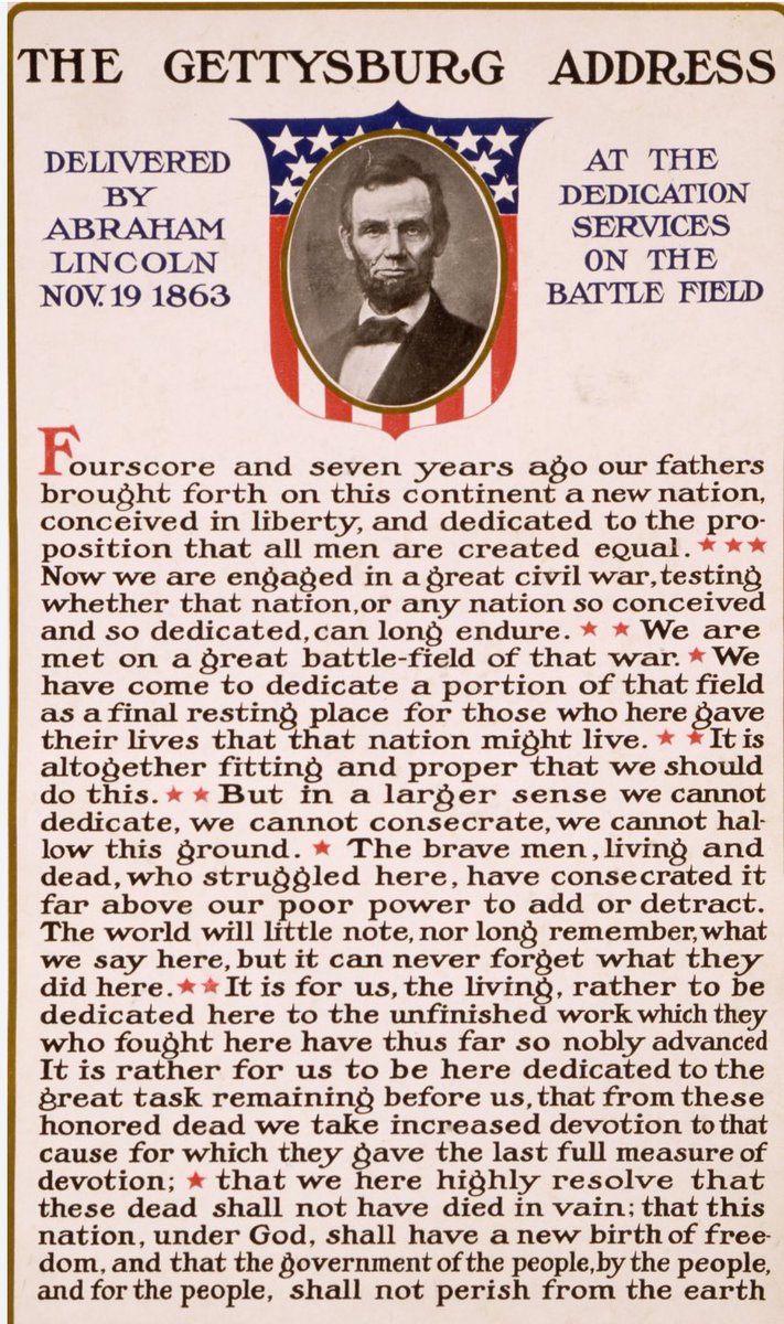 @Trump_Detester It’s very similar to Lincoln’s address at Gettysburg isn’t it? I put the two alongside each other for comparison’s sake…. We’ve come so far ….