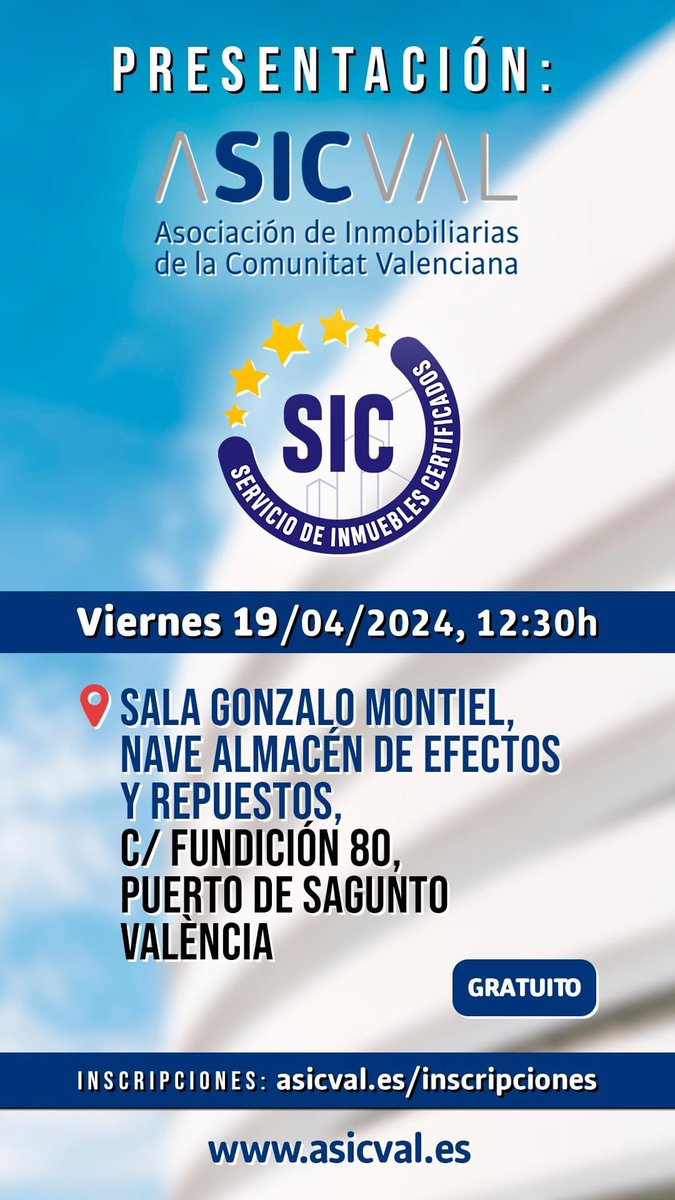 ASICVAL, Asc. de Inmobiliarias de la C. Valenciana tweet media