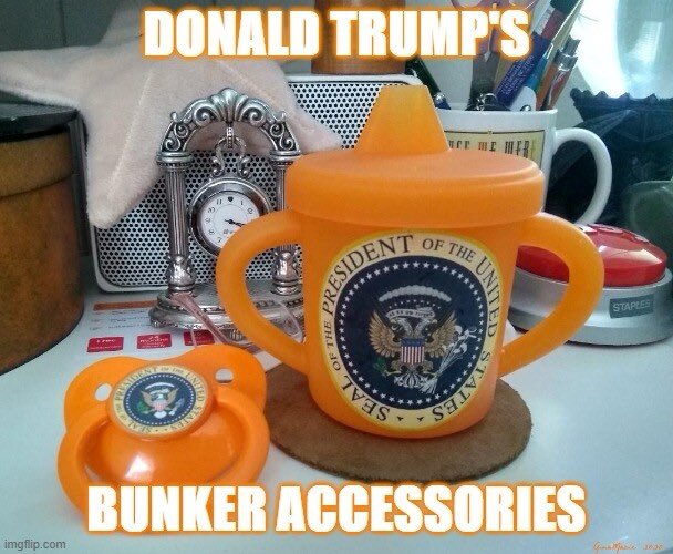 @realDonaldTrump has just released his Signature Soothing Accessories. Magat discounts are as follows, No spine 10% off, Prolific lying 20% and Ass kissing nets 50% off after the low low Price of 5000.00 per customer🤣🤣🤣🤣